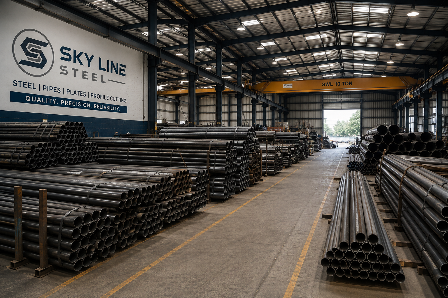 Skyline Steel industrial warehouse
